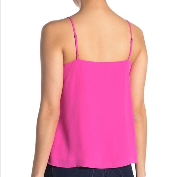 Socialite Lace Trim Cami in Pink Size Small - Picture 2 of 7